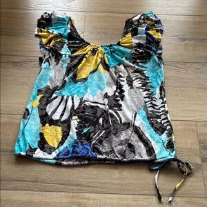 INC International Concepts Women’s Petite Abstract Tank Top Size PM
